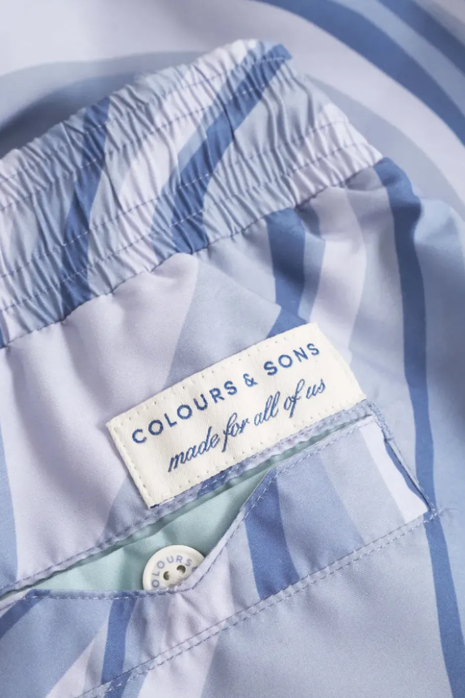 Badehosen*Colours & Sons Badehose Printed - Pacific