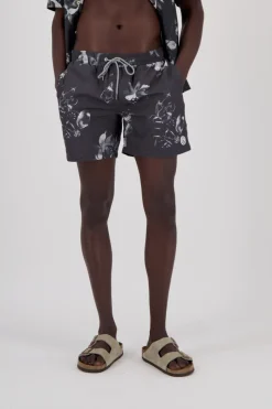 Badehosen*Colours & Sons Badehose Printed - Smoke Black