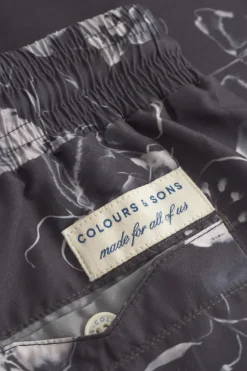Badehosen*Colours & Sons Badehose Printed - Smoke Black