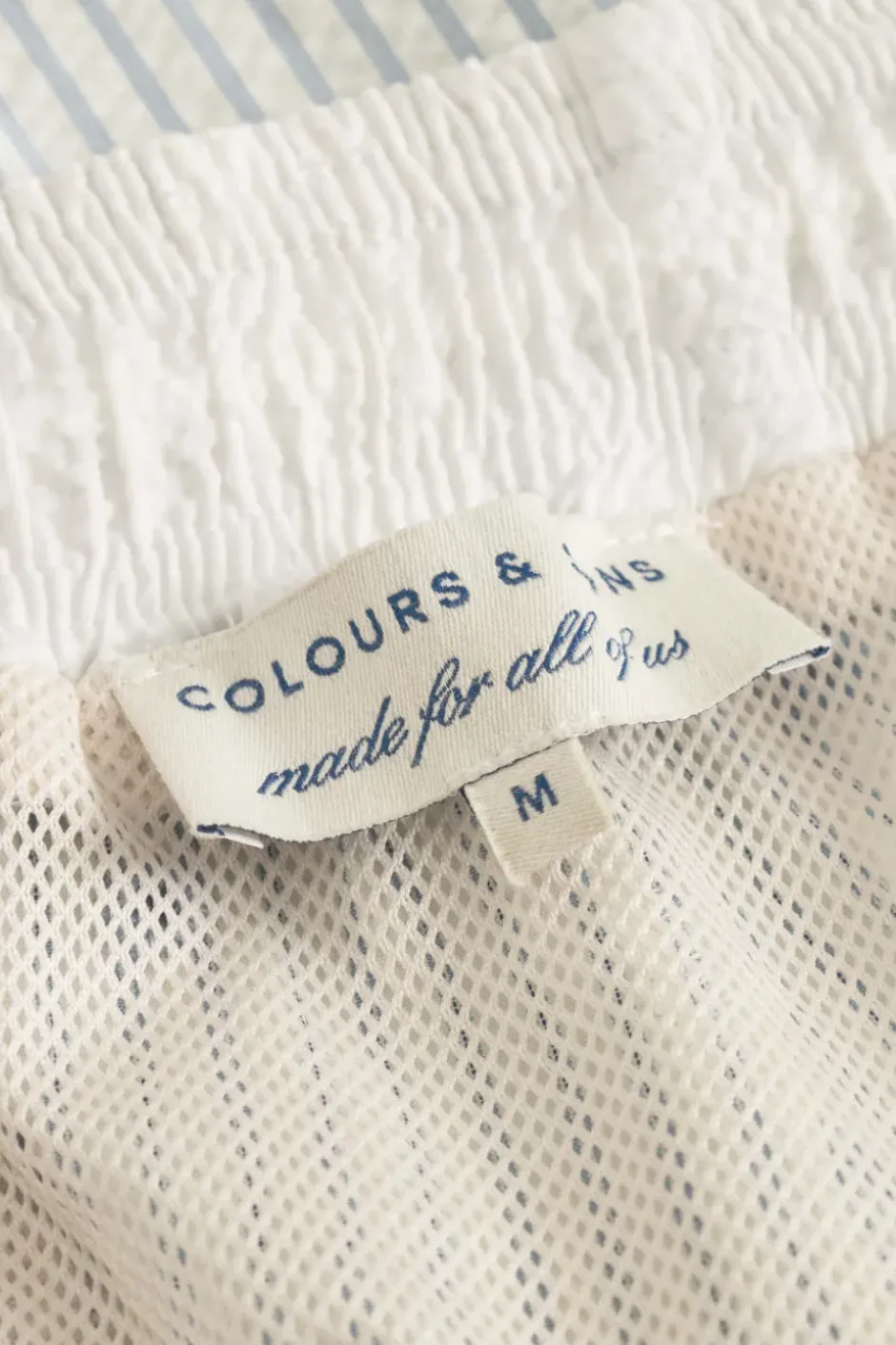 Badehosen*Colours & Sons Badehose Seersucker - Blue Stripes
