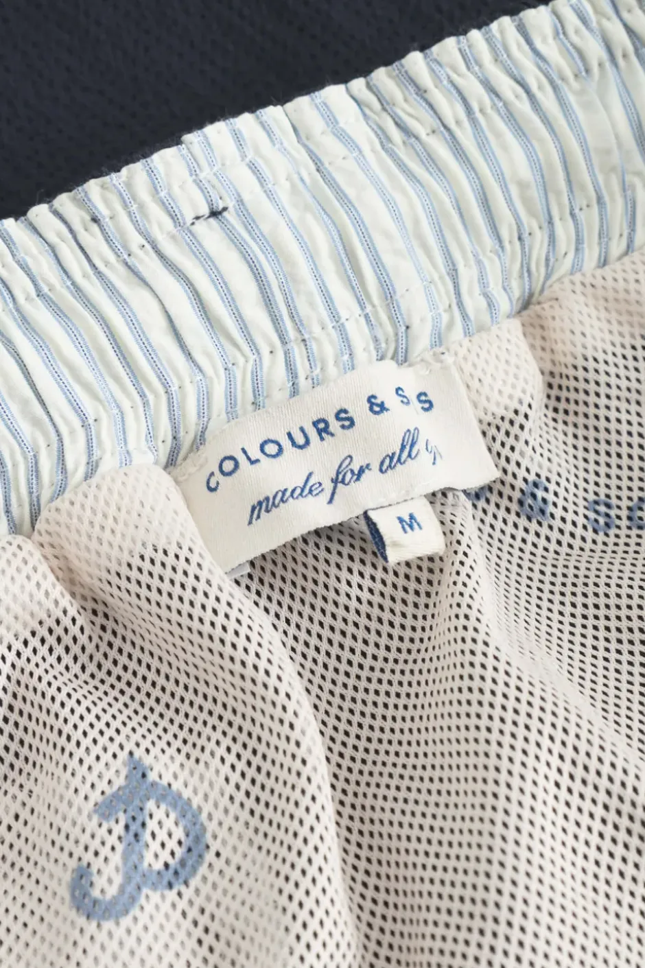 Badehosen*Colours & Sons Badehose Seersucker - Navy