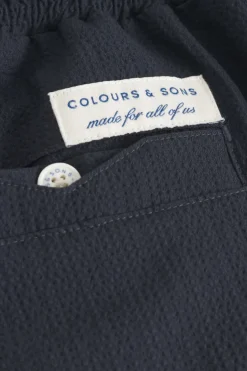 Badehosen*Colours & Sons Badehose Seersucker - Navy