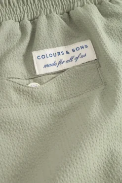 Badehosen*Colours & Sons Badehose Seersucker - Wasabi