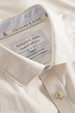 Hemden|Hemden*Colours & Sons Basic Hemd Popeline - Offwhite