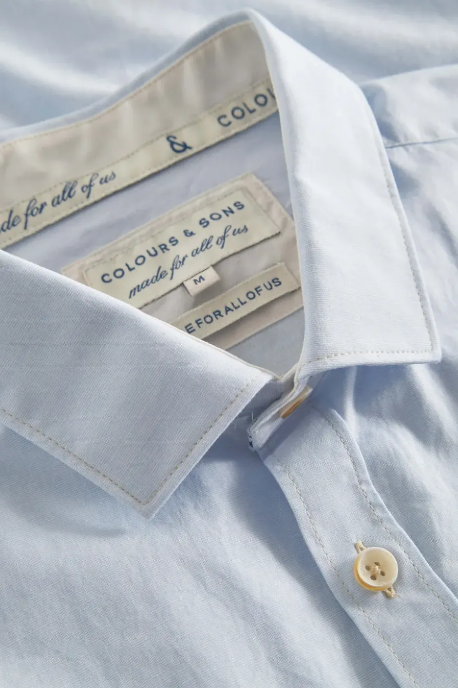 Hemden|Hemden*Colours & Sons Basic Hemd Popeline - Sky