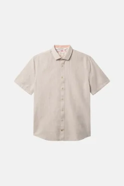 Hemden*Colours & Sons Basic Leinen Hemd Kurzarm - Tent
