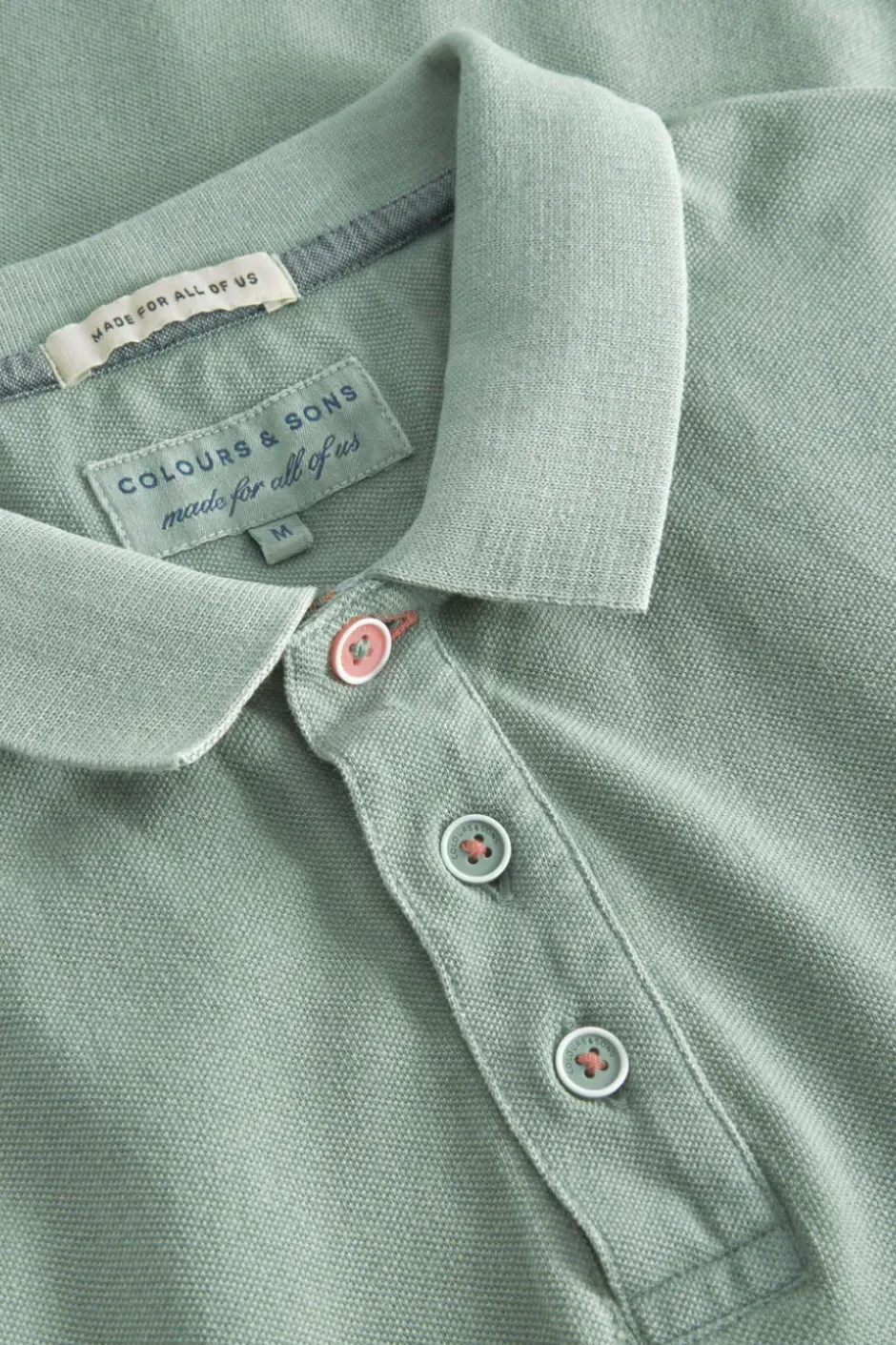T-Shirts & Polos|T-Shirts & Polos*Colours & Sons Basic Polo - Pistachio