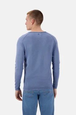 Pullover|Pullover*Colours & Sons Basic Pullover Pocket - Denim