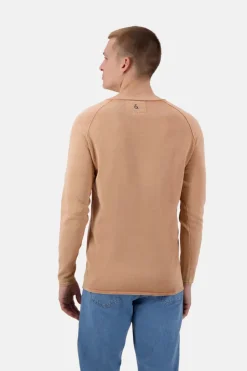 Pullover|Pullover*Colours & Sons Basic Pullover Pocket - Peach