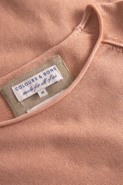 Pullover|Pullover*Colours & Sons Basic Pullover Pocket - Peach