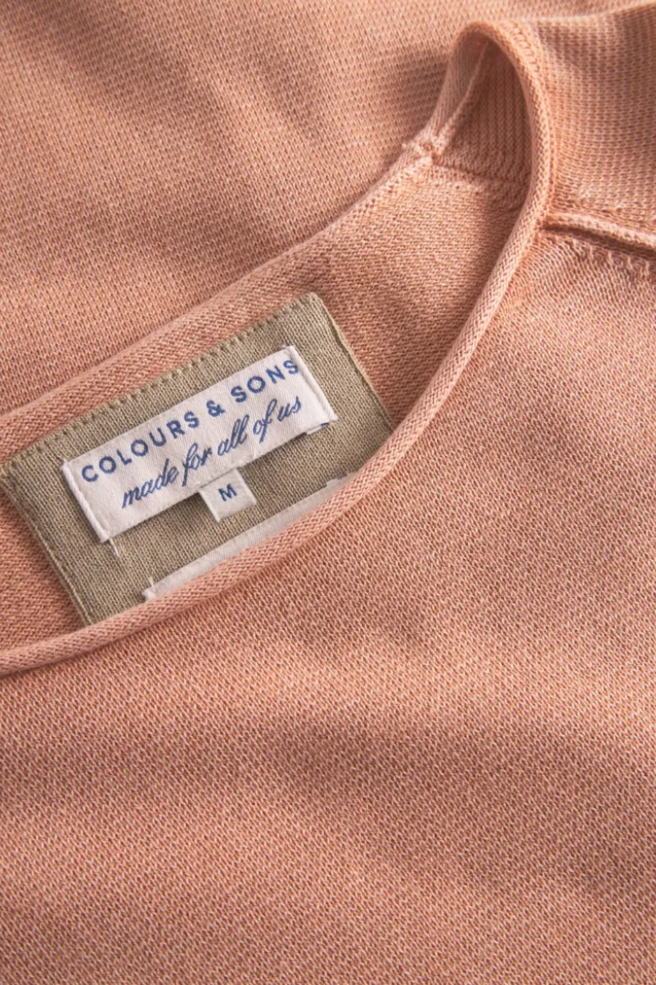Pullover|Pullover*Colours & Sons Basic Pullover Pocket - Peach