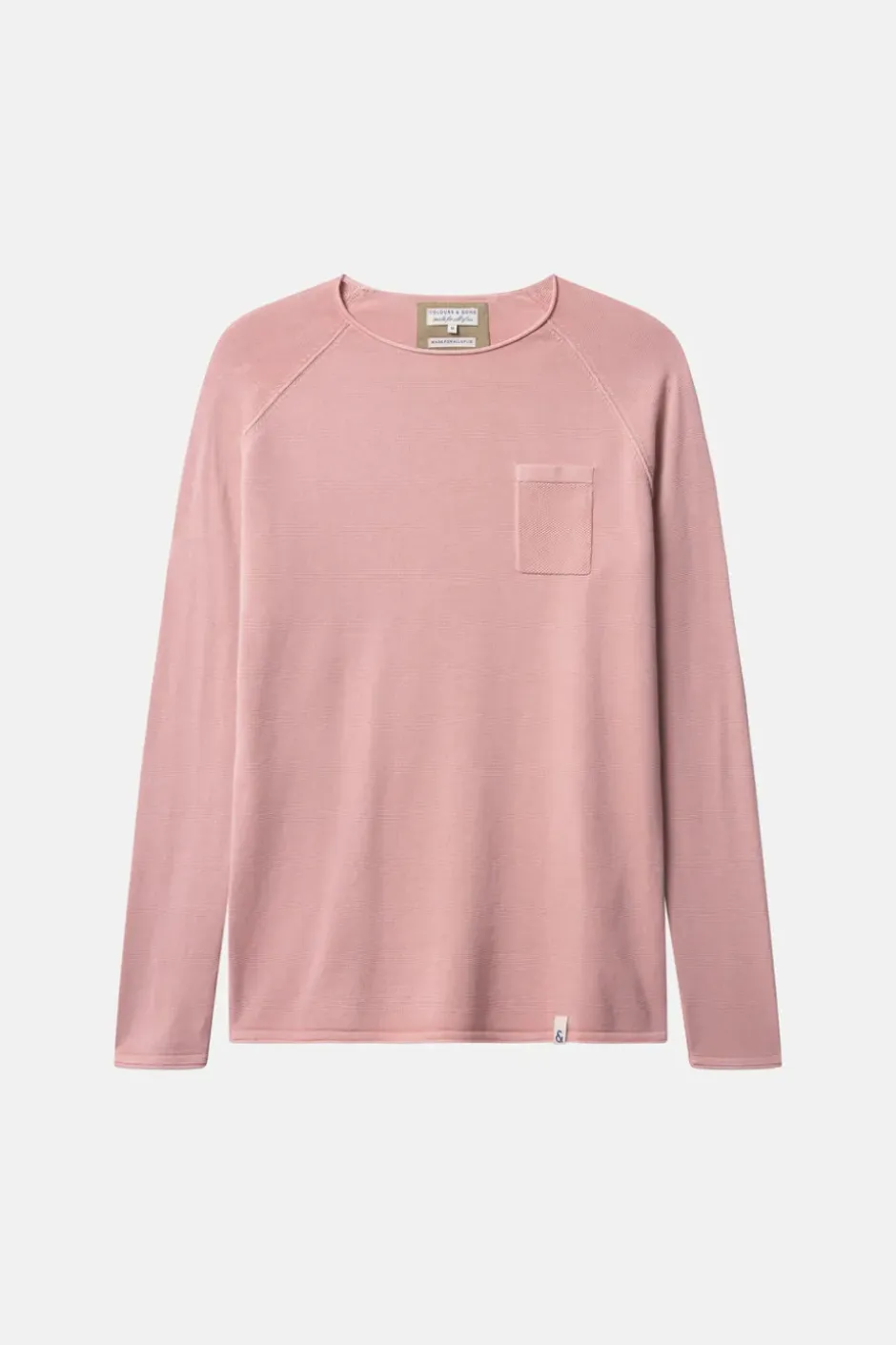 Pullover|Pullover*Colours & Sons Basic Pullover Pocket - Powder