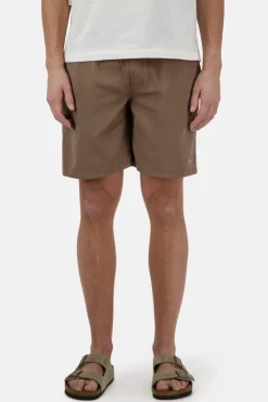 Shorts*Colours & Sons Basic Shorts Leinen Blend - Sepia