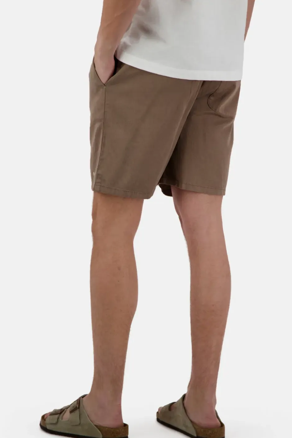 Shorts*Colours & Sons Basic Shorts Leinen Blend - Sepia