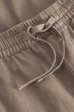 Shorts*Colours & Sons Basic Shorts Leinen Blend - Sepia