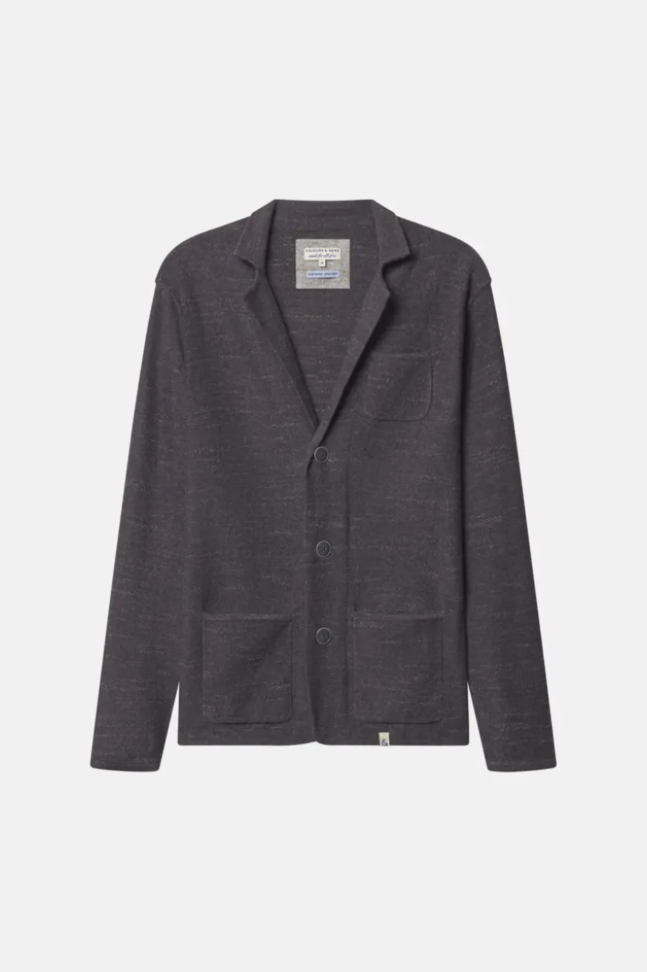 Pullover*Colours & Sons Blazer Slub - Anthracite