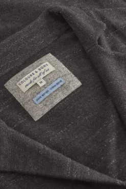 Pullover*Colours & Sons Blazer Slub - Anthracite