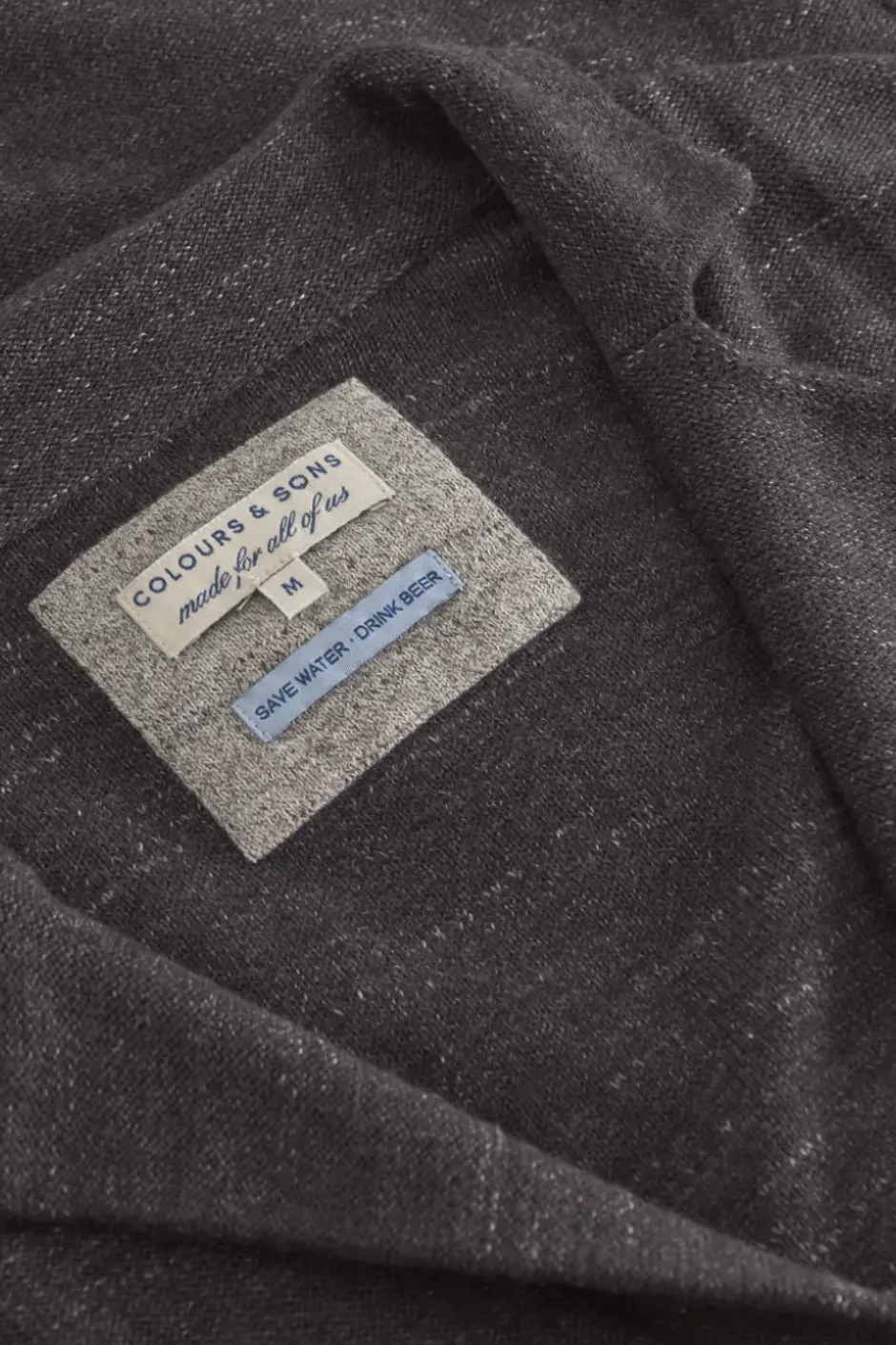 Pullover*Colours & Sons Blazer Slub - Anthracite