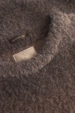 Pullover*Colours & Sons Bouclé Pullover - Tent-Tobacco