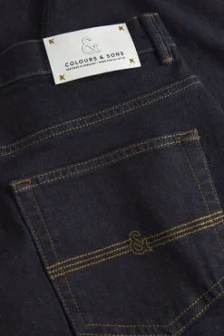 Jeans|Hosen & Jeans*Colours & Sons Denim Cropped Stretch - Raw Denim
