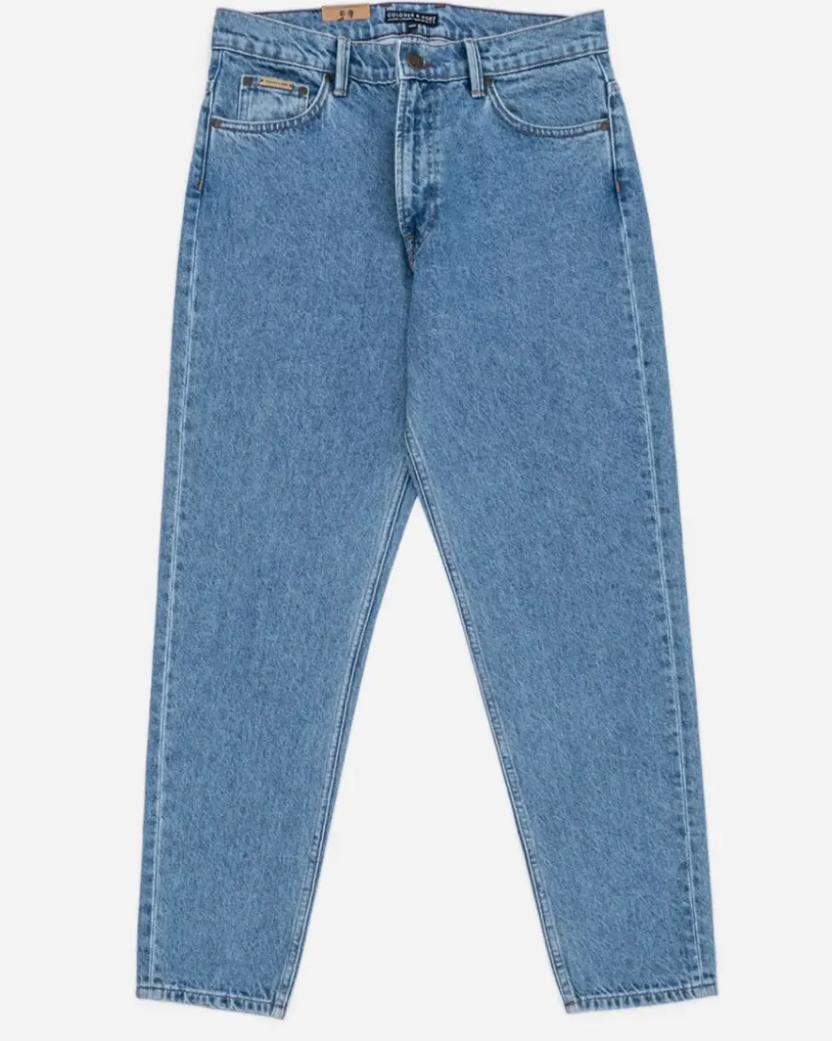 Jeans*Colours & Sons Denim Cropped Stretch - Washed Blue