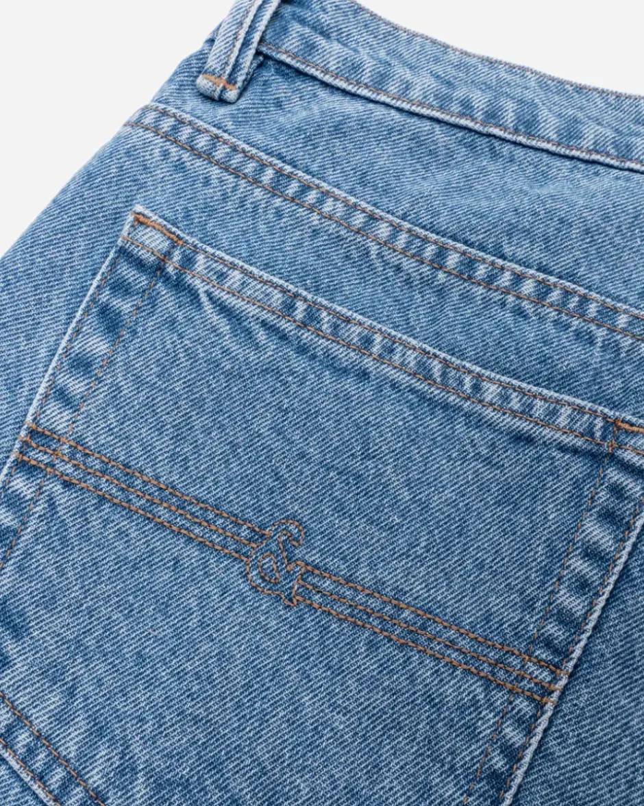 Jeans*Colours & Sons Denim Cropped Stretch - Washed Blue
