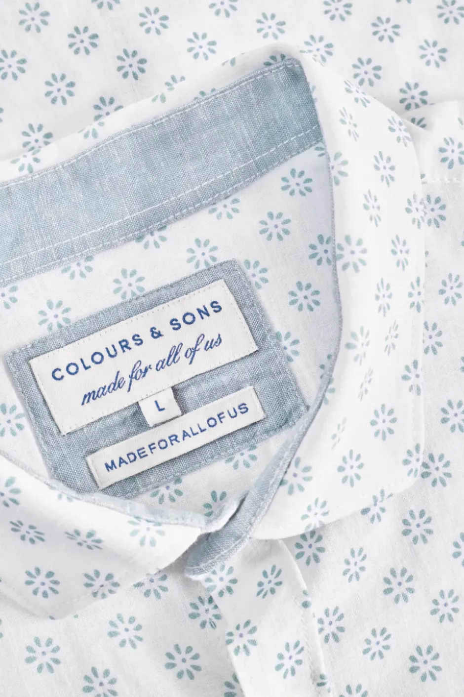 Hemden*Colours & Sons Hemd gemustert - Kimono Daisy