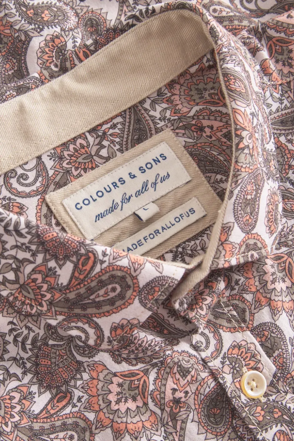 Hemden*Colours & Sons Hemd-gemustert - Mezcal Paisley