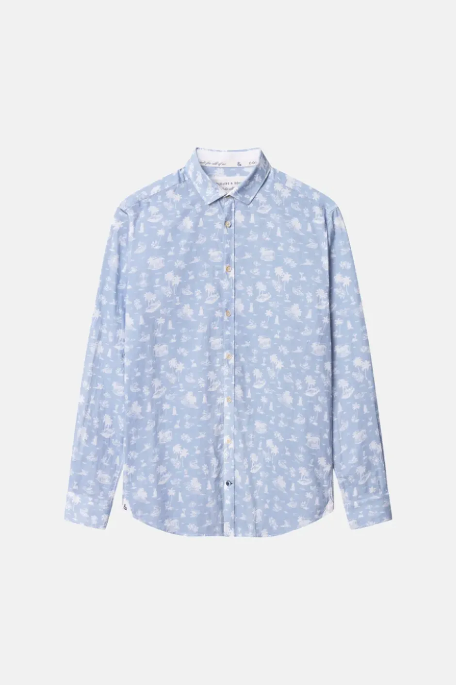 Hemden*Colours & Sons Hemd gemustert - Sky Beach Print