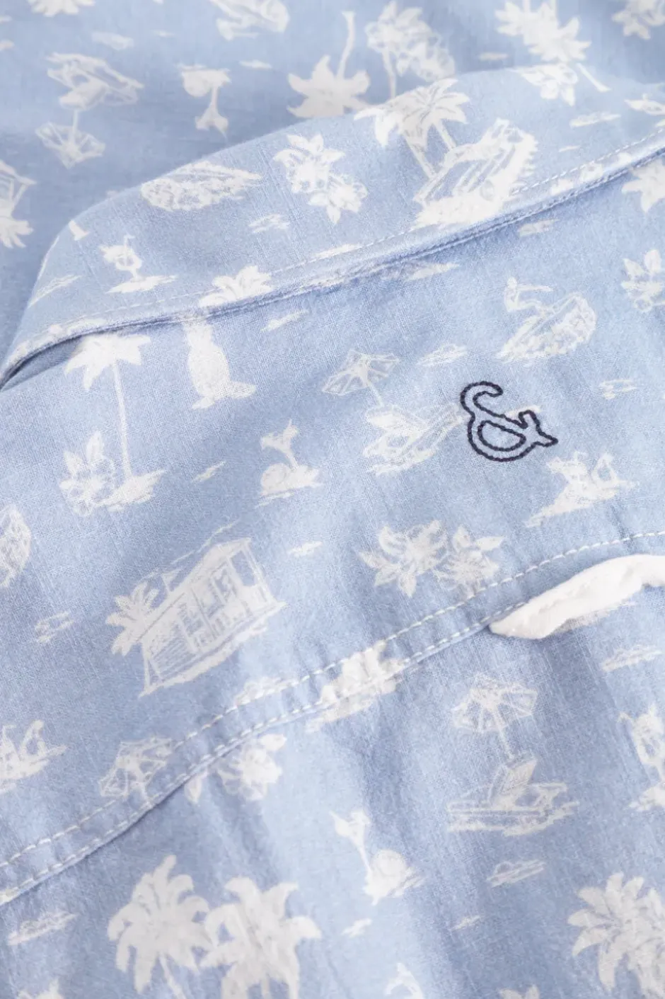 Hemden*Colours & Sons Hemd gemustert - Sky Beach Print