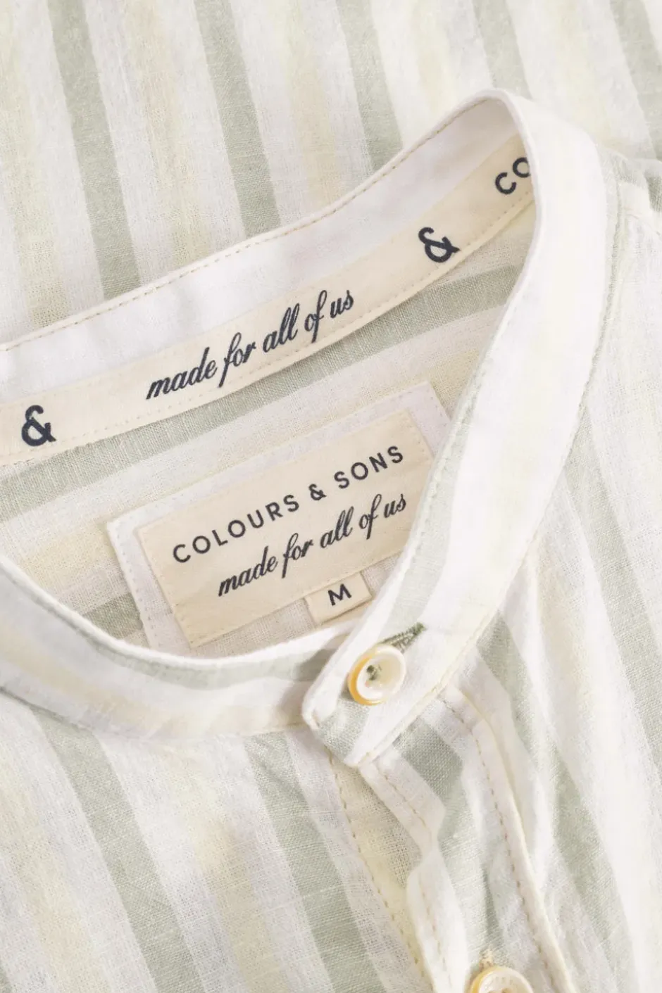 Hemden*Colours & Sons Hemd Leinen Blend - Matcha-Sake