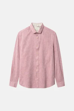Hemden*Colours & Sons Hemd Leinen Blend - Mauve