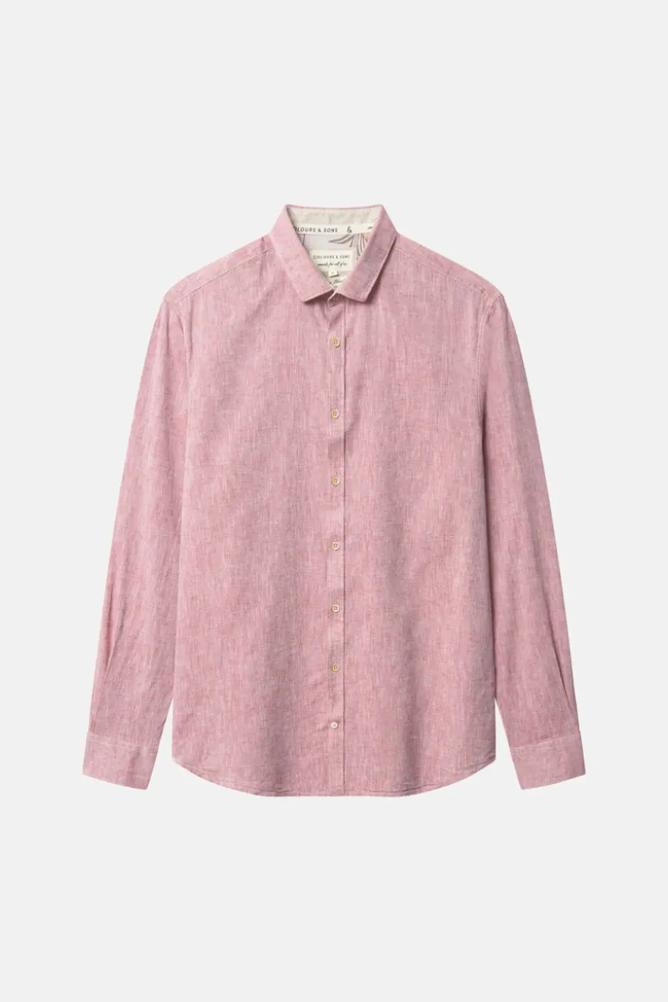 Hemden*Colours & Sons Hemd Leinen Blend - Mauve