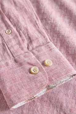 Hemden*Colours & Sons Hemd Leinen Blend - Mauve