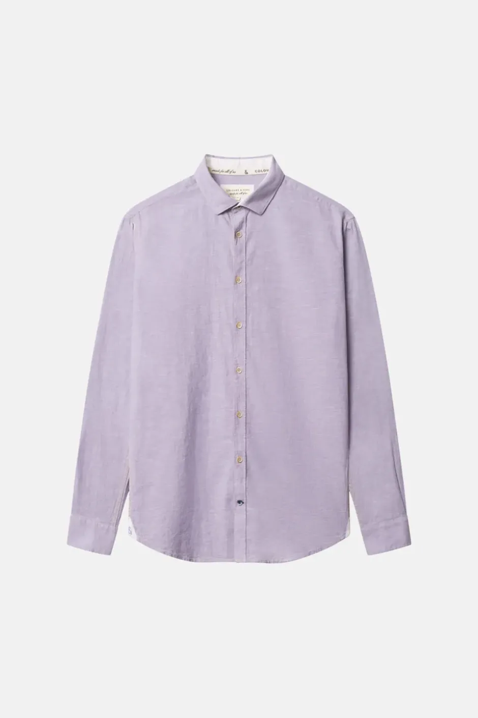 Hemden*Colours & Sons Hemd Leinen Blend - Orchid