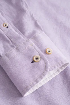 Hemden*Colours & Sons Hemd Leinen Blend - Orchid