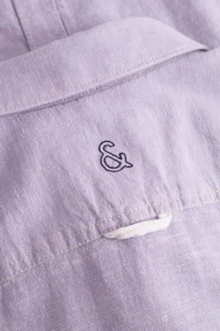 Hemden*Colours & Sons Hemd Leinen Blend - Orchid