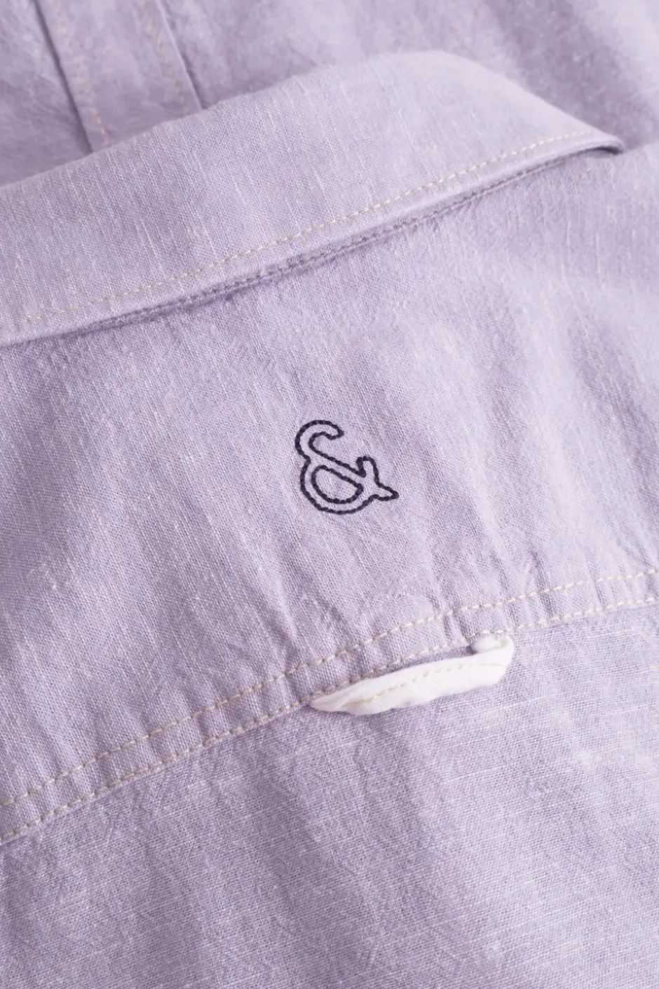 Hemden*Colours & Sons Hemd Leinen Blend - Orchid