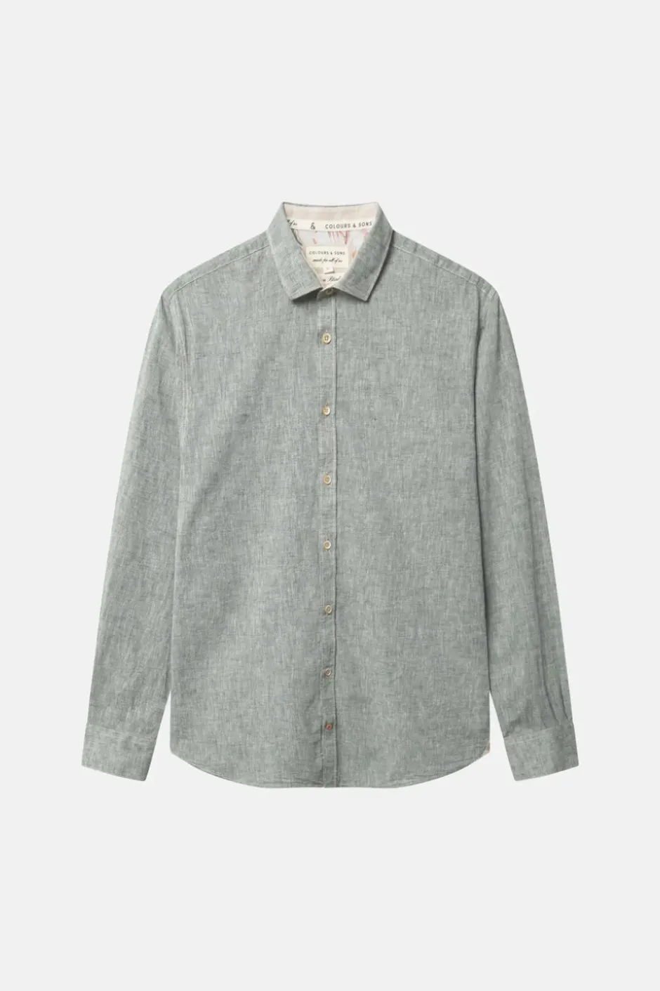 Hemden*Colours & Sons Hemd Leinen Blend - Sage