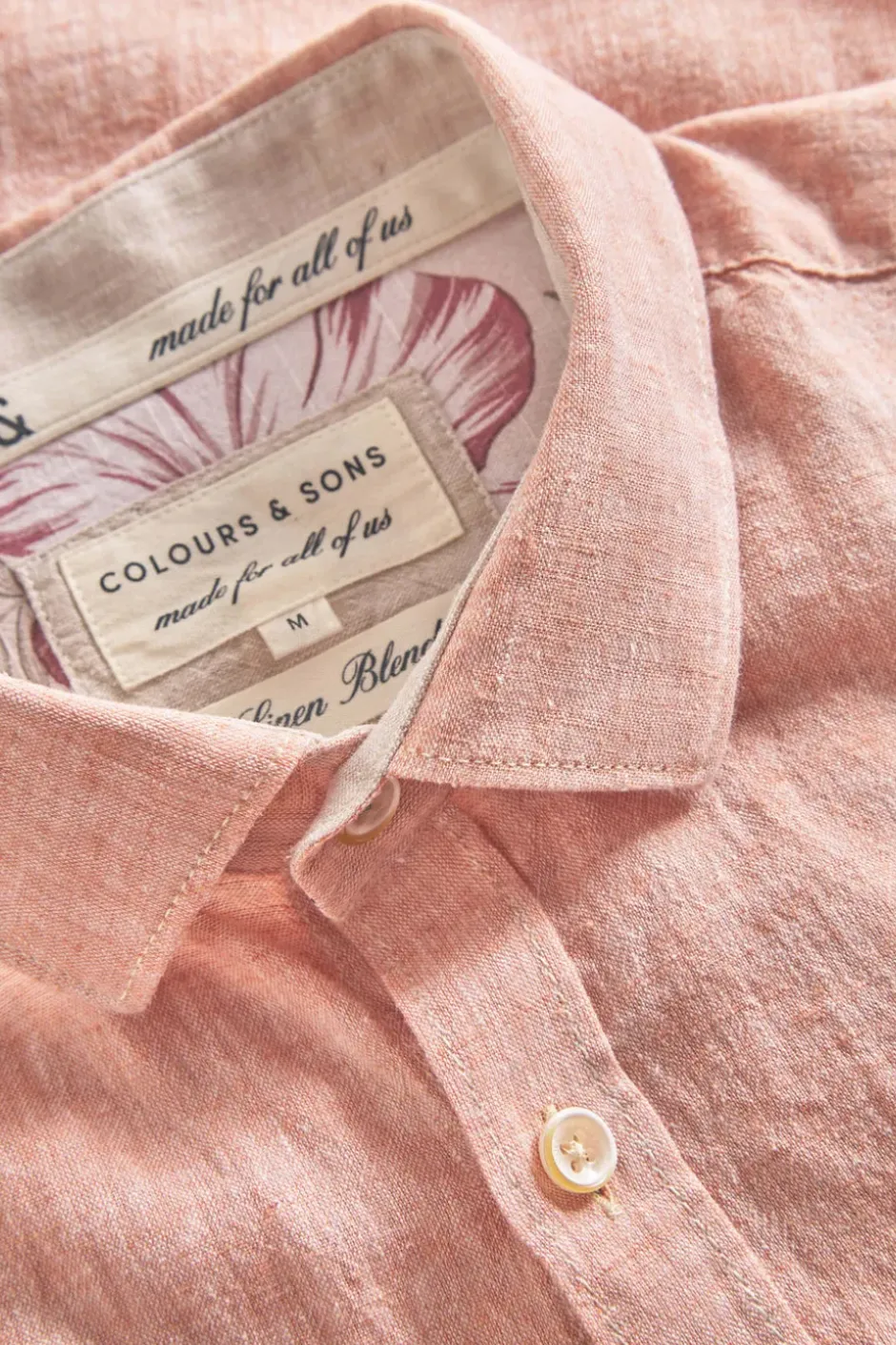 Hemden*Colours & Sons Hemd Leinen Blend - Sienna