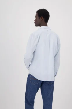 Hemden*Colours & Sons Hemd Leinen Blend - Sky