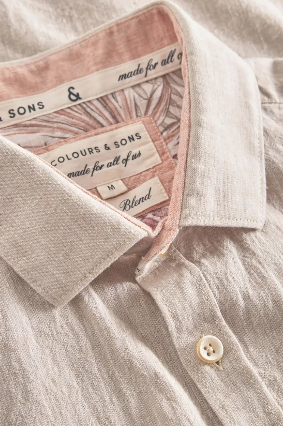 Hemden*Colours & Sons Hemd Leinen Blend - Tent