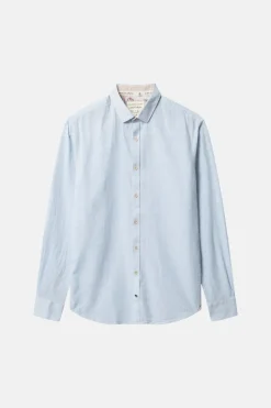 Hemden*Colours & Sons Hemd Leinen Blend - Vintage Blue
