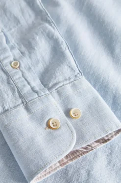 Hemden*Colours & Sons Hemd Leinen Blend - Vintage Blue