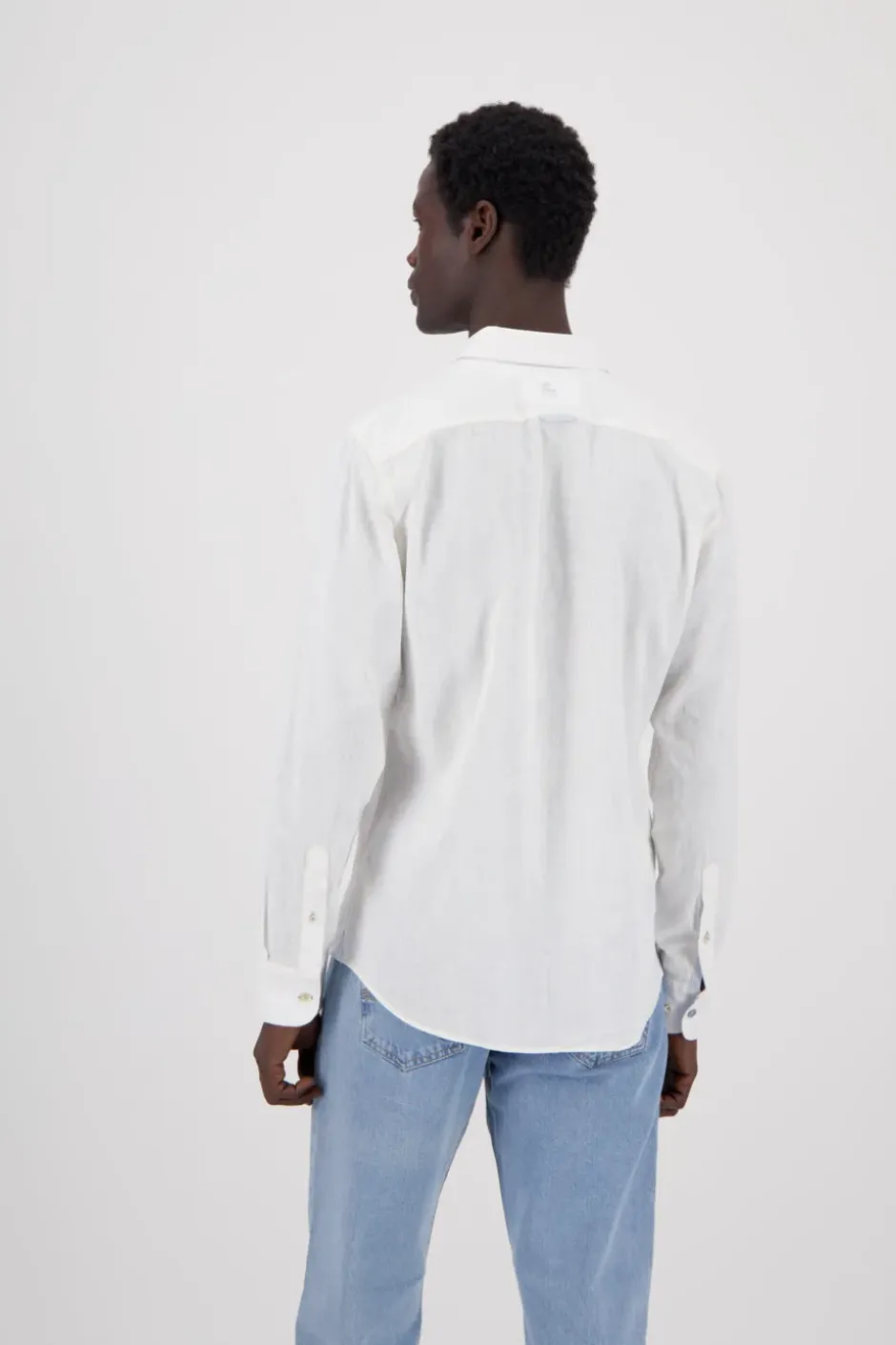 Hemden*Colours & Sons Hemd Leinen Blend - White
