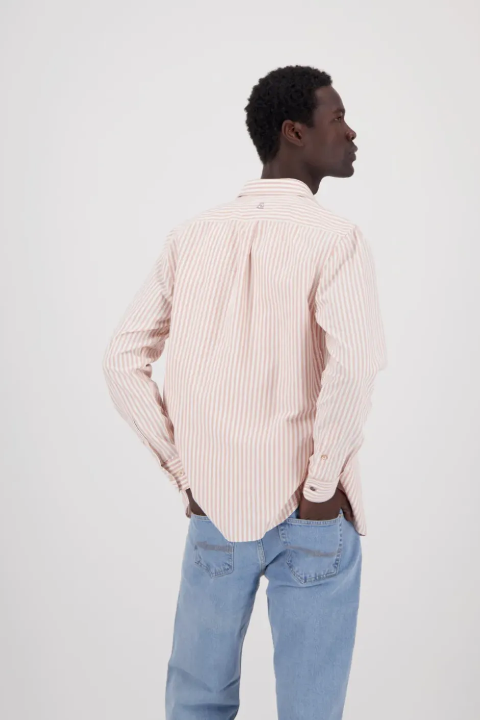 Hemden*Colours & Sons Hemd Oxford Stripes - Salmon Stripes