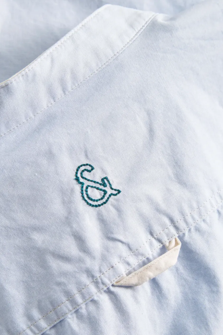 Hemden*Colours & Sons Hemd Stehkragen - Sky