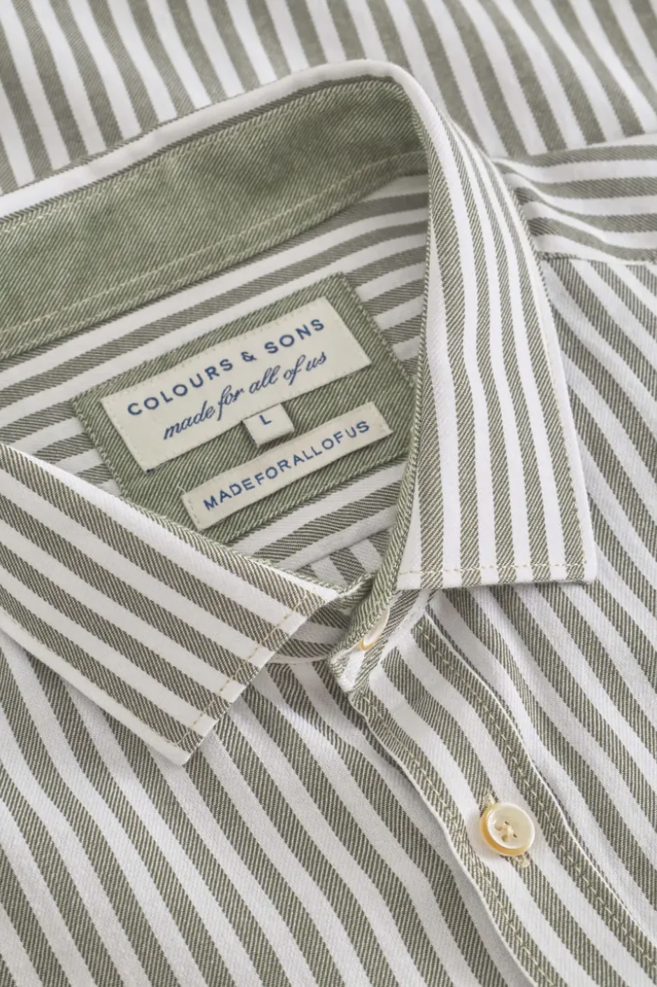 Hemden|Hemden*Colours & Sons Hemd Twill Basic - Clover Stripes