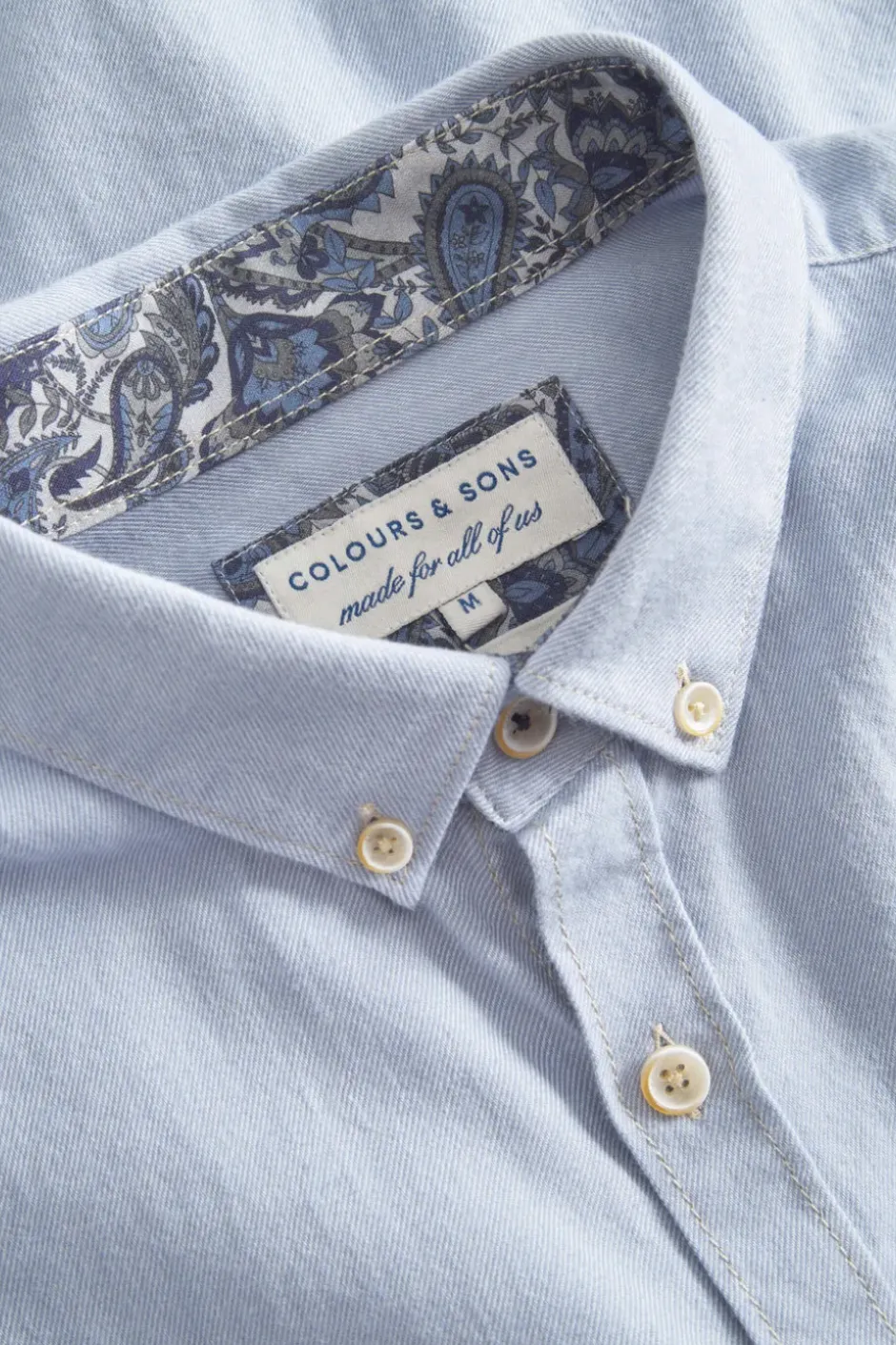 Hemden|Hemden*Colours & Sons Hemd Twill Basic - Lake