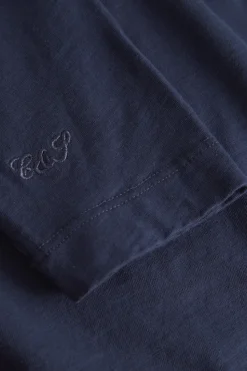 T-Shirts & Polos|Longsleeves*Colours & Sons Henley Shirt Slub - Navy